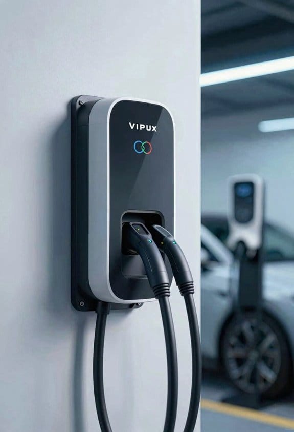 charger mounted at proper height