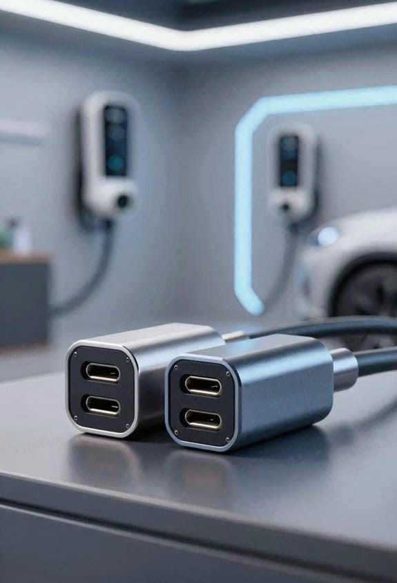 dual port charger with storage