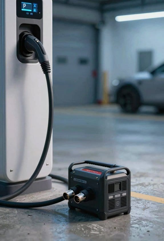 generator powered temporary ev chargers