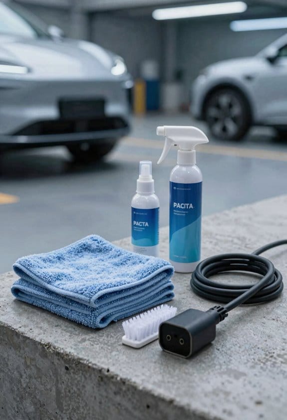 keep charging area spotless