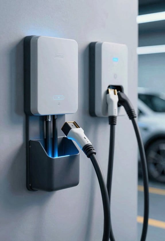 locate chargers near power