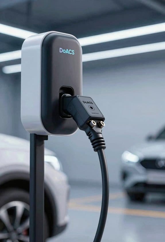 nacs plug enables compactness