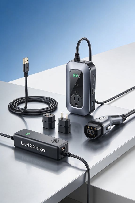 portable electric vehicle charging tips
