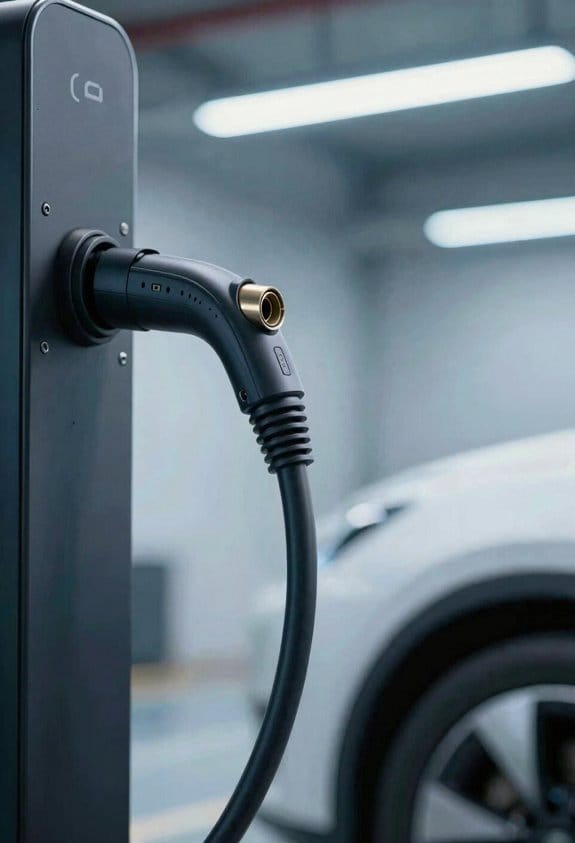 prevent ev cable theft lock