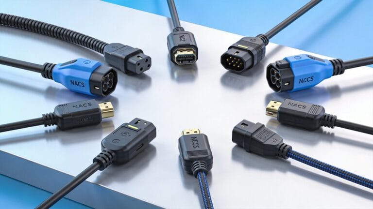 ten nacs adapters powering ev trips