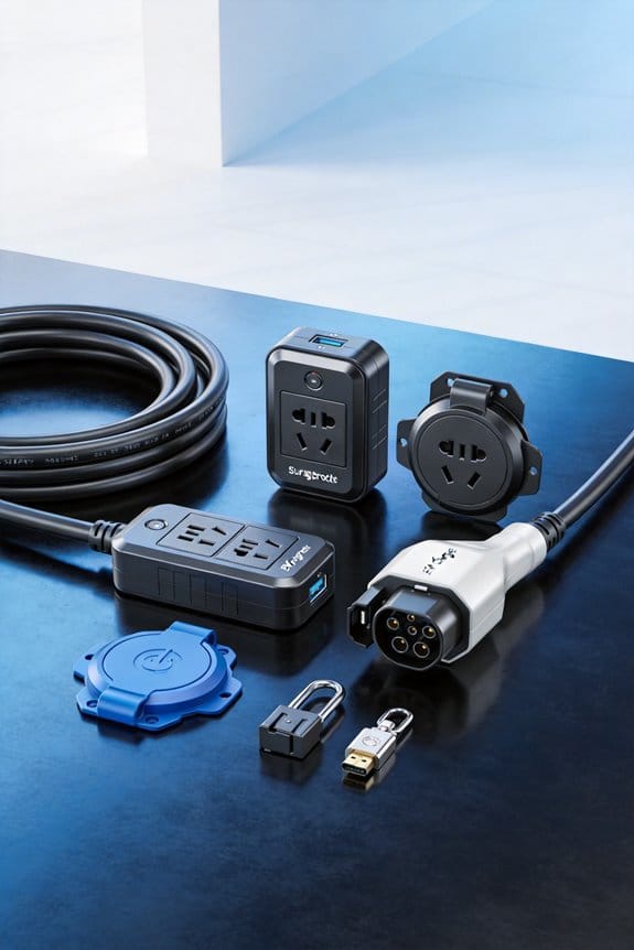use certified insulated charging accessories