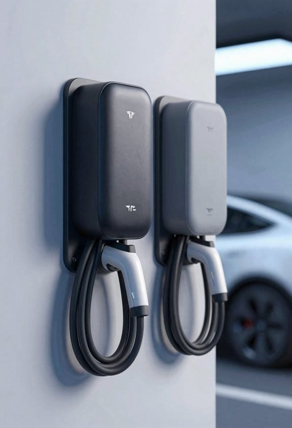 weatherproof garage ev cable storage